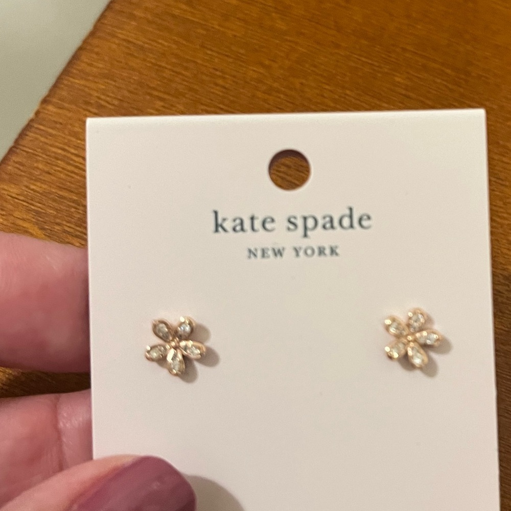 Kate Spade Earrings- Flower shape! Adorable!